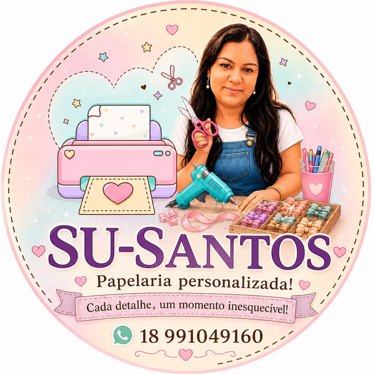 Su Santos papelaria personalizados